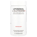 Codeage, липосомальный L-глютамин+, 180 растительных капсул (500 мг в 1 капсуле)
