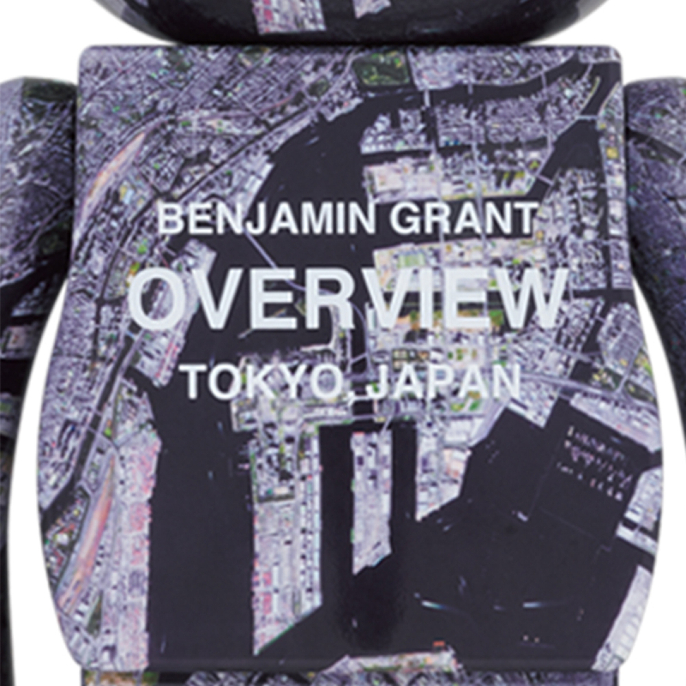 Дизайнерские игрушки BE@RBRICK x benjamin grant 1000%400%100% overview tokyo 7cm,28cm,70cm, BB-0037