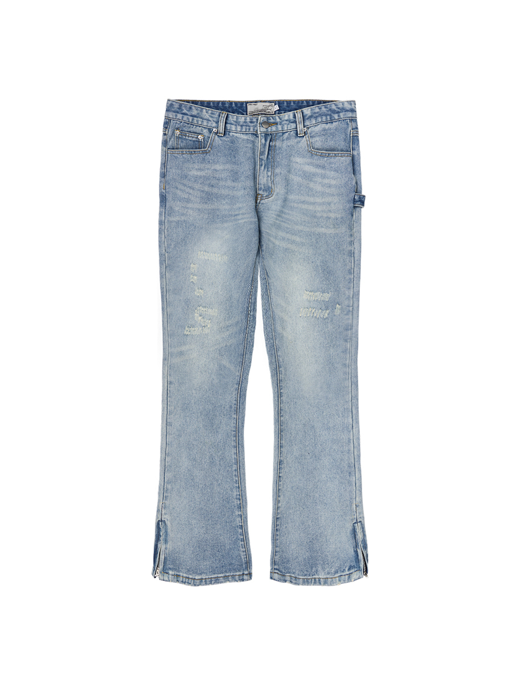 Джинсы HARSHandCRUEL "Bottom Zip" Straight fit Jeans