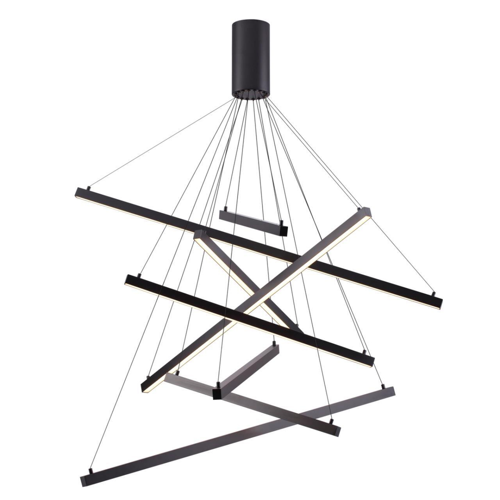 3860/96B L-VISION ODL20 326 черный/металл Подвесной светильник LED 3000K 96W 220V COMETA