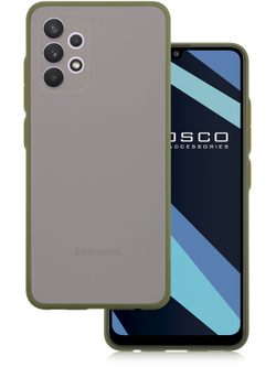 Чехол ROSCO для Samsung Galaxy A32 оптом (арт. SS-A32-ST-TPU-GREEN-ORANGE)