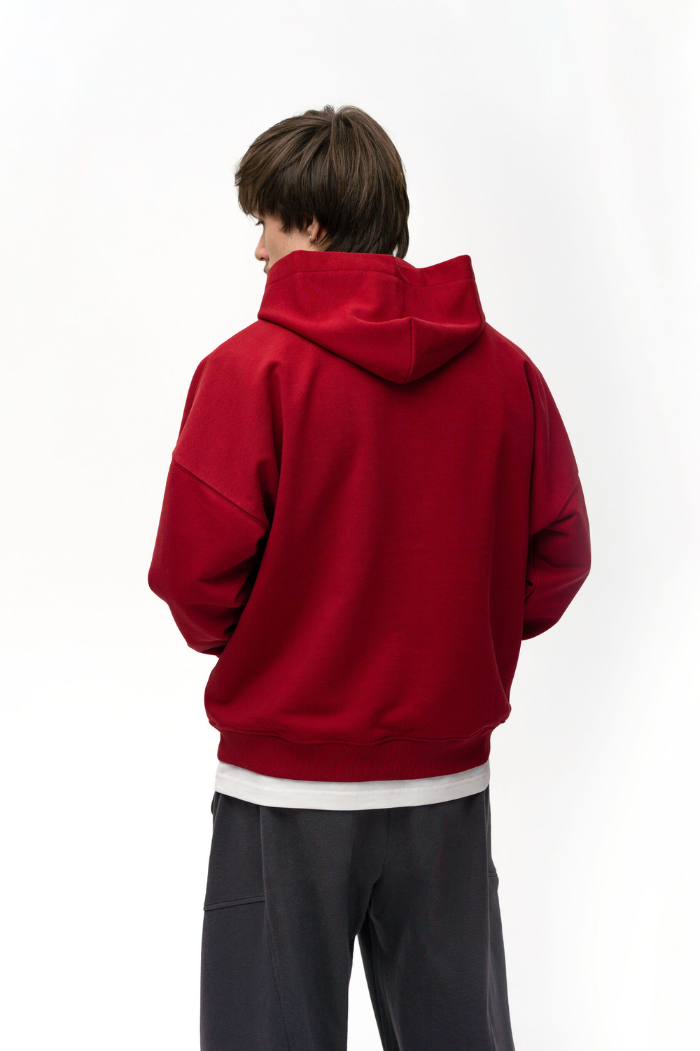 Худи UNIFORM Heavy Zip unf., Бордовый