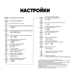 Реле контроля напряжения в розетку с защитой по напряжению и току (16А) / Автоматический выключатель TAXNELE 1P 16А для защиты бытовых приборов от скачков и перегрузки по току