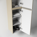 Шкаф-пенал Sancos Folk подвесной, Капучино 350х350х1650 мм