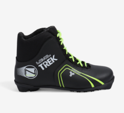 Ботинки лыжные Level 1 TREK, NNN, р. 36, искусственная кожа, чёрные