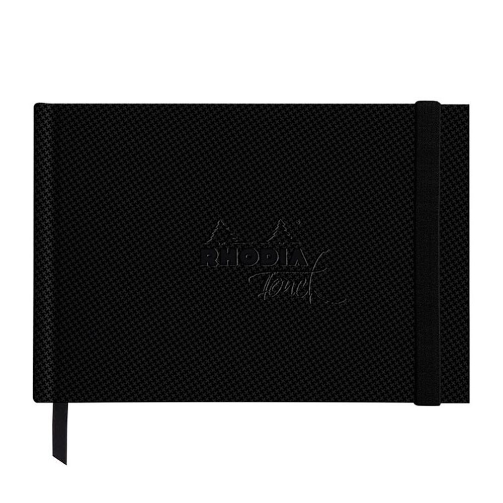 Альбом для акварели Rhodia Touch в твердой обложке A5 300 гр черный (116137C)