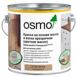 Цветное масло для дерева OSMO, банка 2,5 л