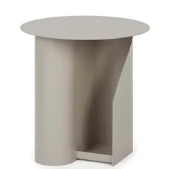 Кофейный стол Lymi диаметр 45 серый