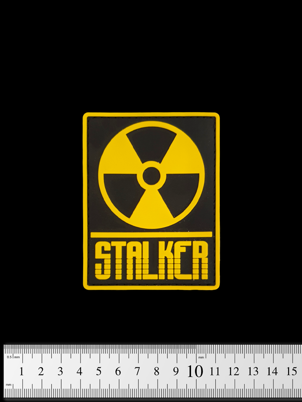 Шеврон STALKER Радиация PVC