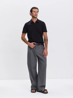 Футболка-поло трикотажная повседневная