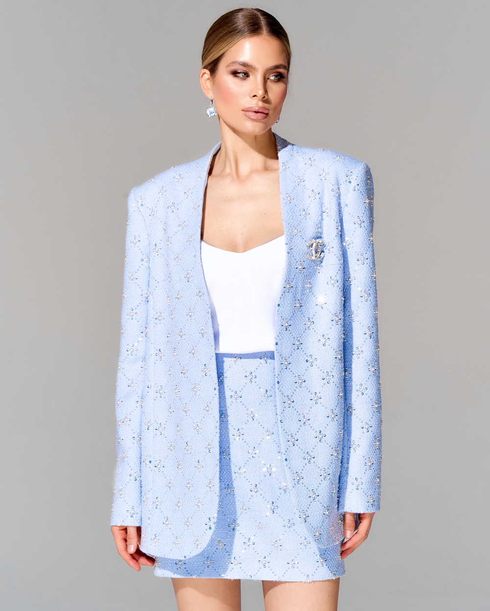 Жакет из премиального твида