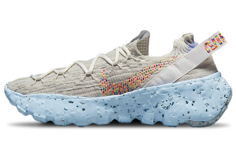 Кроссовки Nike Space Hippie 04 "White Multi" (Женская размерная сетка)