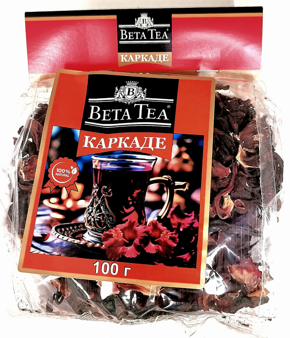 Чай Бета Каркаде м/у  100гр 1/40шт