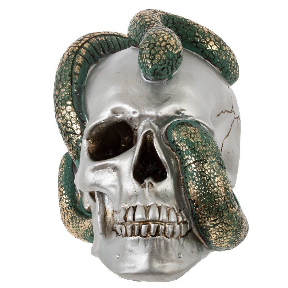 GAEM Копилка "Череп со змеей", L23 W16 H18 см, 2в.