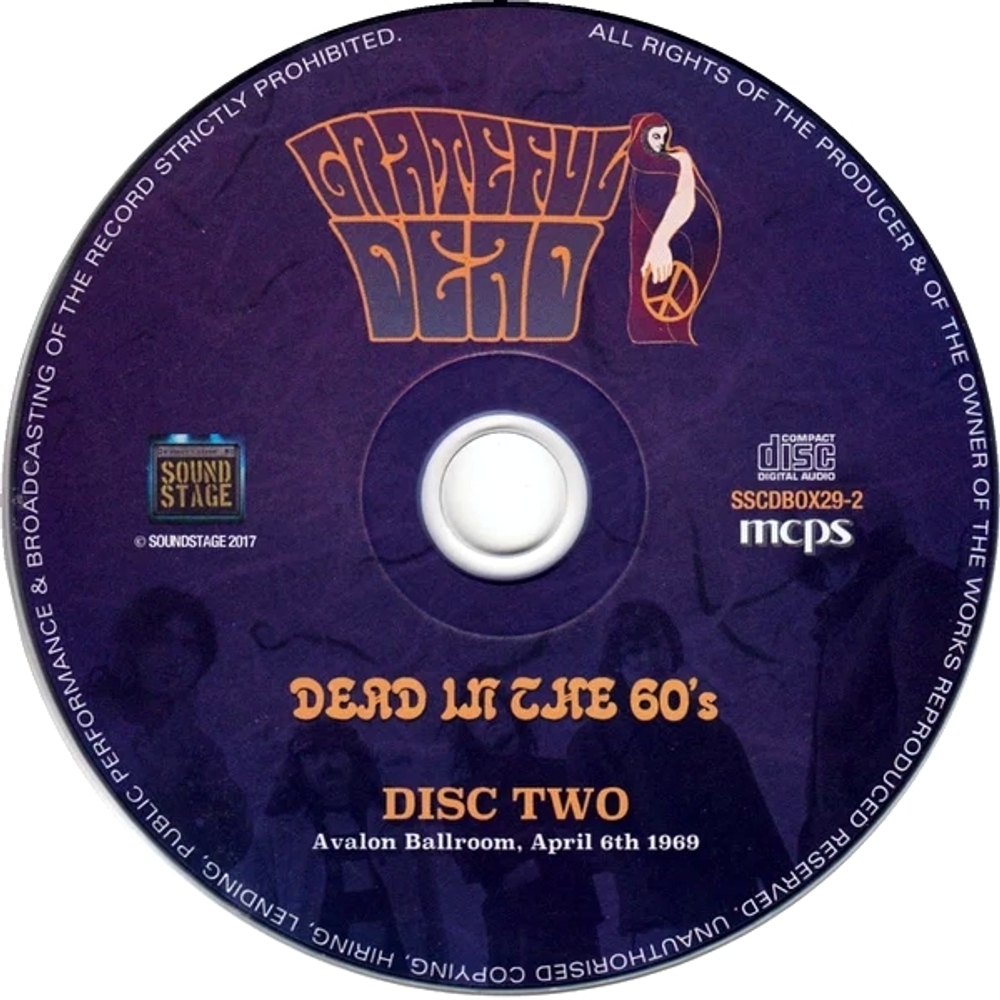 Grateful Dead / Dead In The 60's Filmore West '66 Avalon Ballroom '69 (3CD)