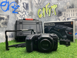 BlackMagic Pocket Cinema Camera 4K + клетка + кейс
