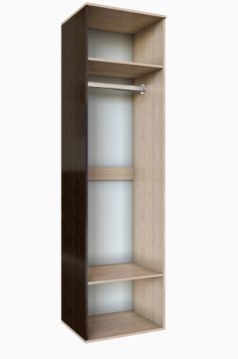 Оскар-18 Шкаф платяной (Дуб Сонома/Венге)