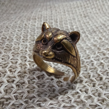 Кольцо. Енот большой (новый)