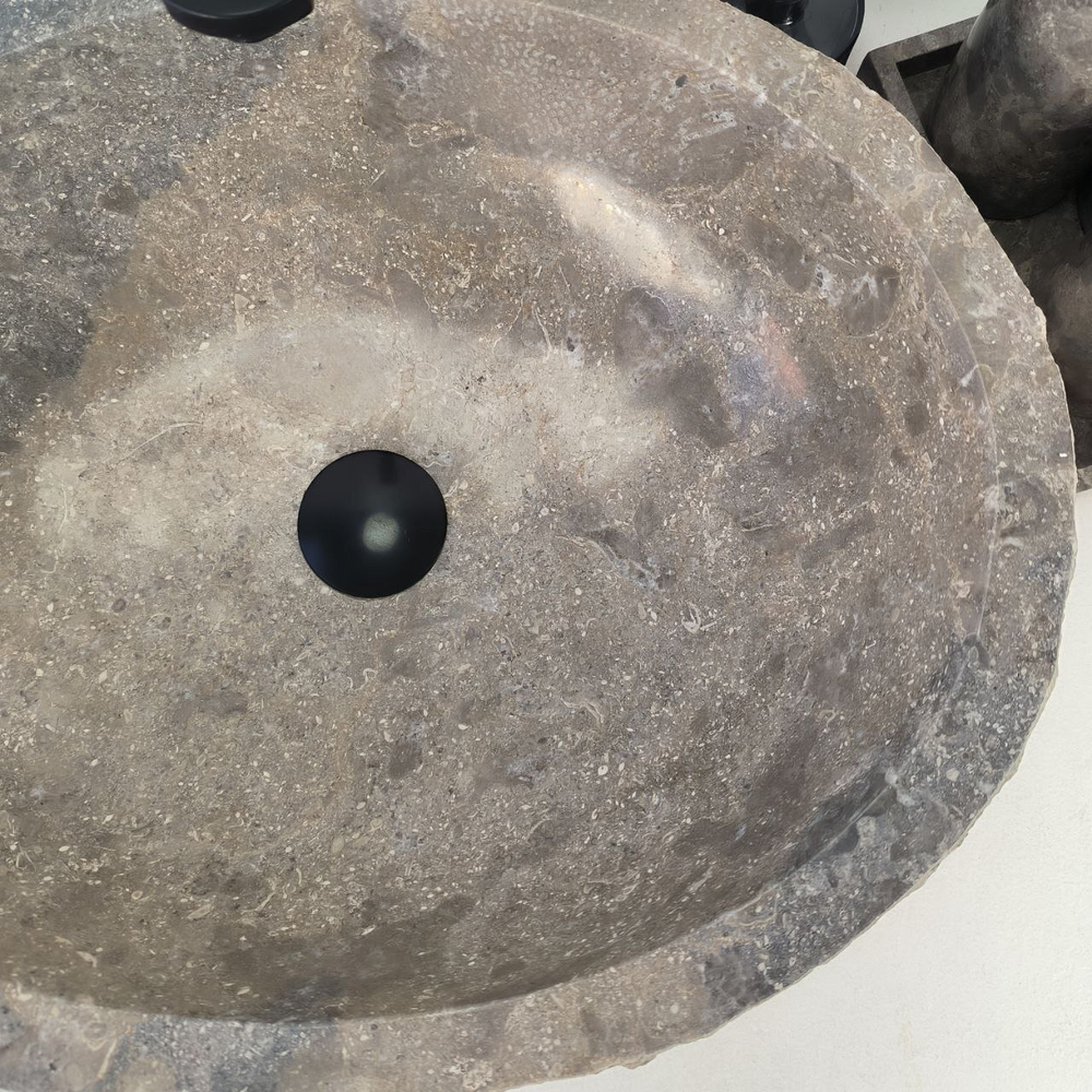 Раковина из мрамора Erozy Grey EM-64749 51*41*15 0188