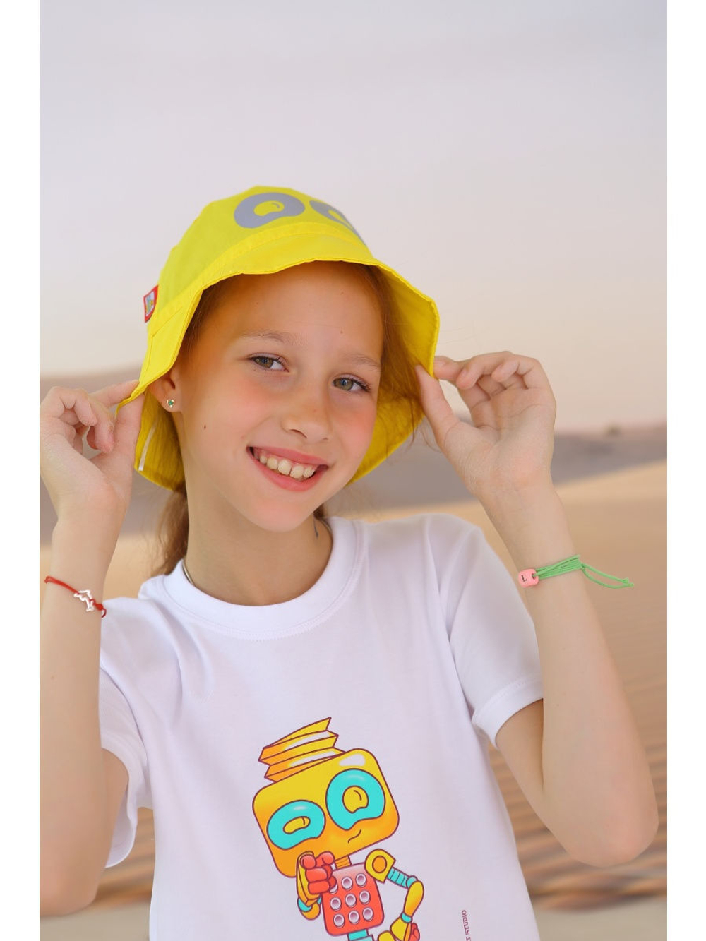 Панама детская солнцезащитная для девочек и мальчиков со светоотражающим эффектом CROOT