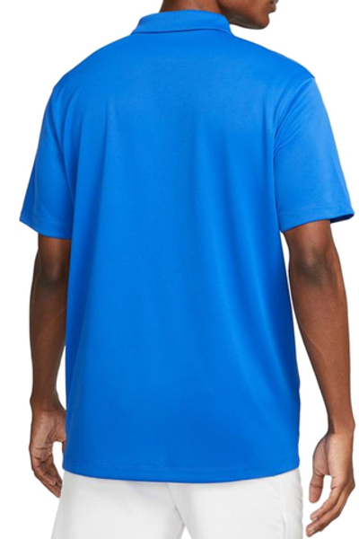 Мужское теннисное поло Nike Men's Court Dri-Fit Solid Polo - game royal/white