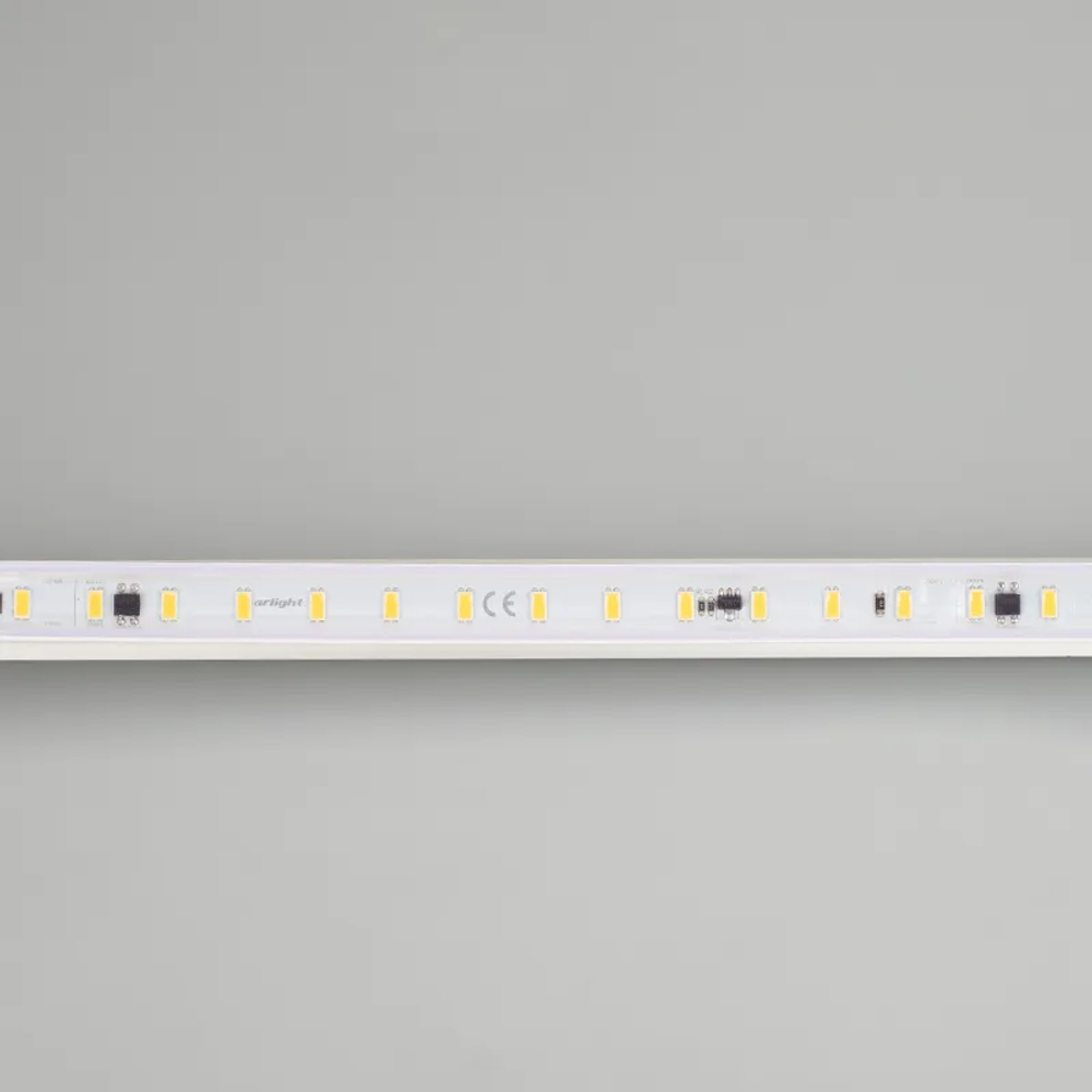 Светодиодная лента ARL-50000PV-230V Warm2700 (5630, 72 LED/m, WP2) (Arlight, 14 Вт/м, IP65) 027054