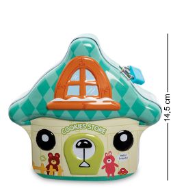 BX- 53/4 Металлическая копилка «Пряничный домик»