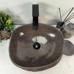 Раковина из речного камня RS-65294 42*37*15 0861