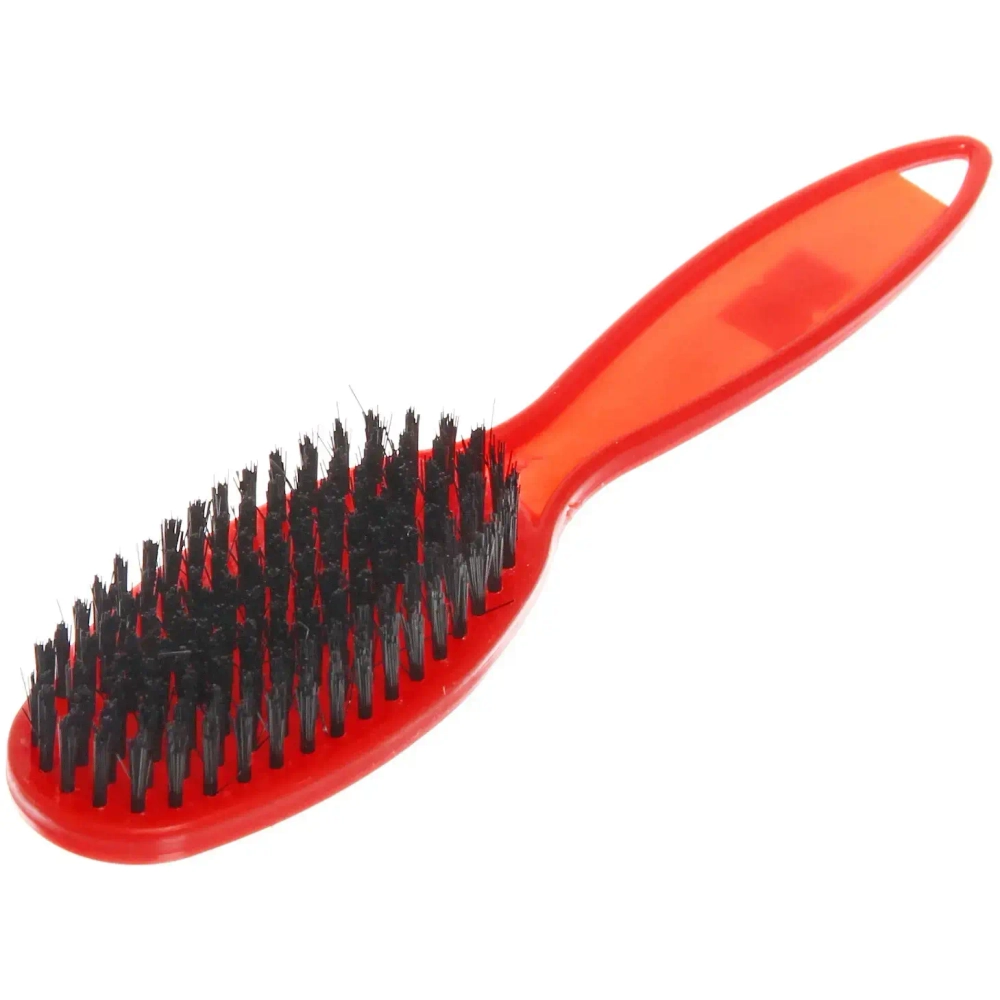 Щетка для обуви пластиковая с искусственным ворсом «Практика», цвет микс, 20*4,5см