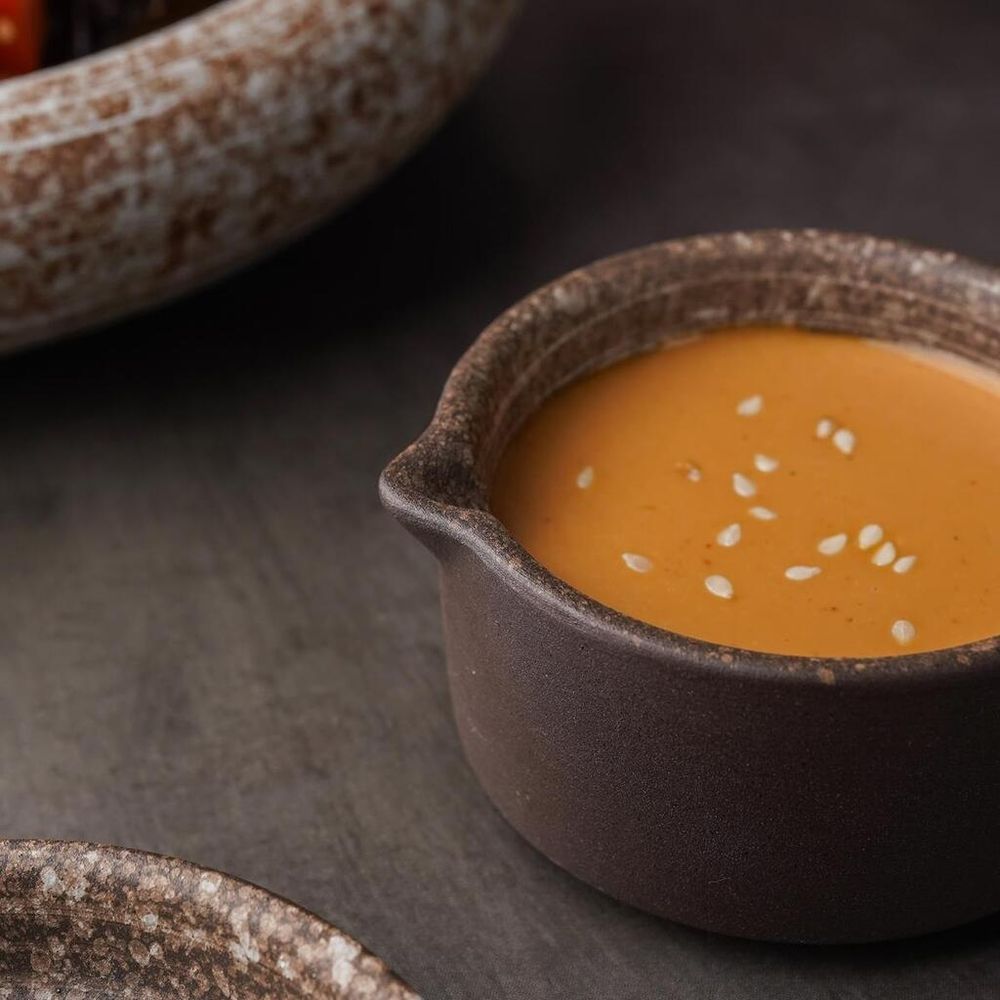 Соусник 60 мл d 7,4 см h3,7 см круглый с носиком Brown Untouched Taiga P.L. Proff Cuisine [1]