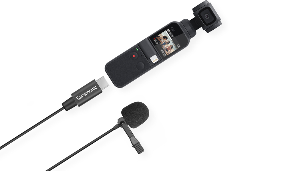 Микрофон Saramonic LavMicro U3-OP петличный для DJI Osmo Pocket