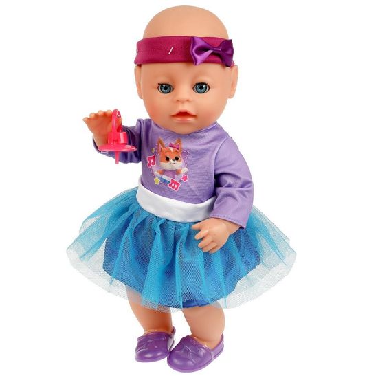 Пупс озвуч КОШЕЧКИ - СОБАЧКИ 30см, пьет, пис, плачет, 40 фраз и песен, 4 акс КАРАПУЗ