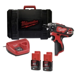 Milwaukee M12 BD-202C аккумуляторный шуруповерт (2 x 2 Ач, ЗУ) 4933441900