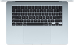 Ноутбук  Apple Macbook Air 15 (2025) 15.3 ", M, 16 Гб RAM, 512 Гб SSD, M4 10-Core GPU, Голубой