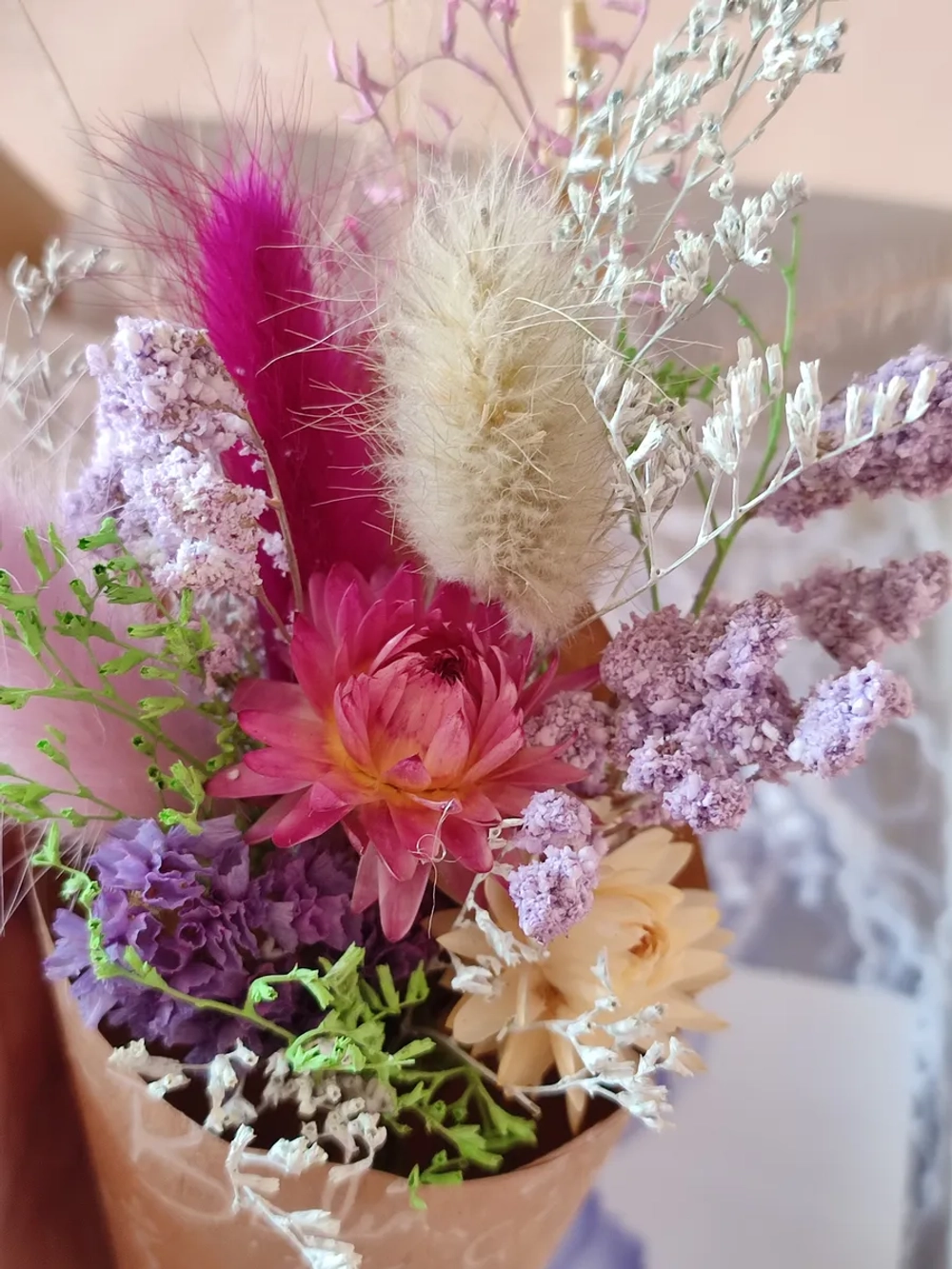 Букет комплимент сухоцветов