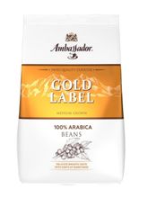 Кофе в зернах Ambassador Gold Label 1 кг, 2 шт