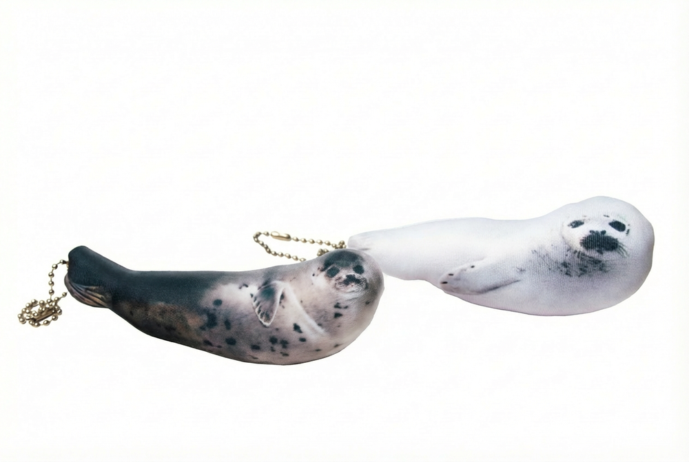 Текстильный брелок «Нерпа»