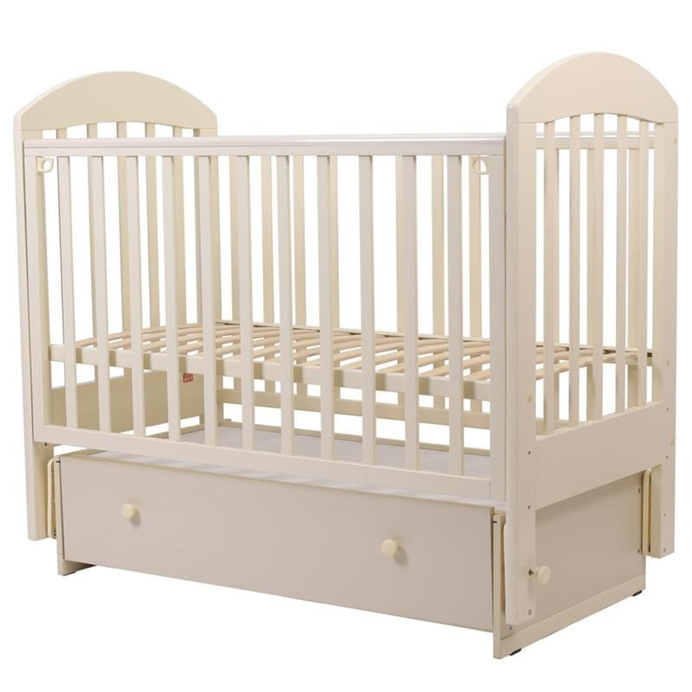 Кроватка детская Топотушки Дарина 6 маятник, слоновая кость