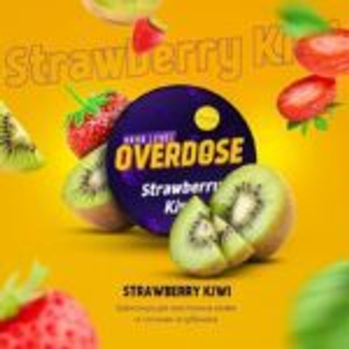 Overdose 100гр. Strawberry Kiwi (Клубника-киви)