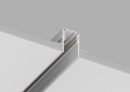 Шинопровод встраиваемый магнитный для ГКЛ12,5 мм Crystal Lux CLT 0.123 02 L2000 WH