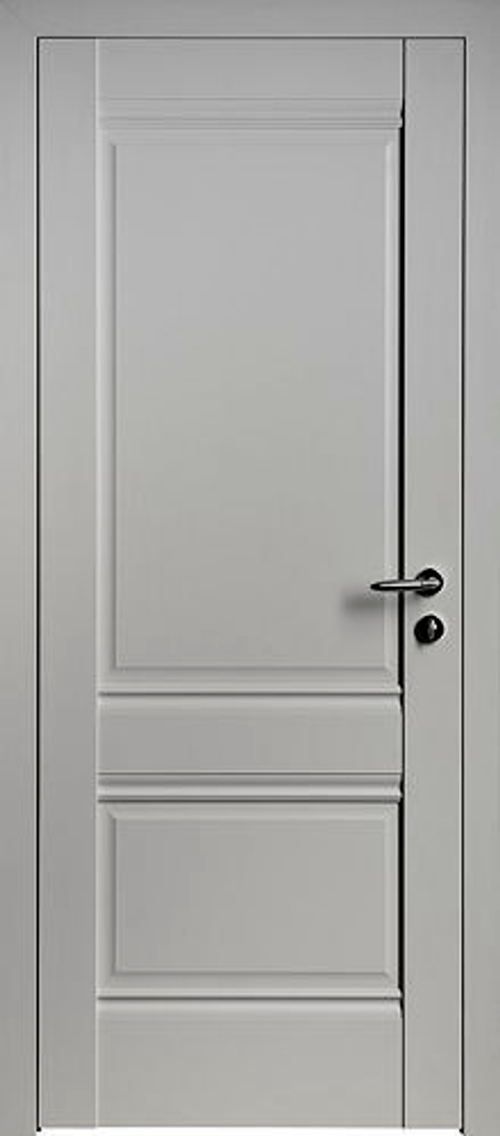Межкомнатная дверь 1U ПГ (600x2000, Светло-серый)
