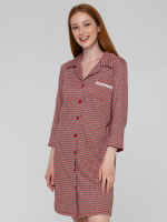 Туника Д-023/оранжевый-геометрия