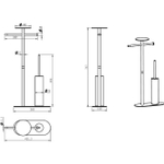 Стойка Boheme Venturo 10953-G Gold