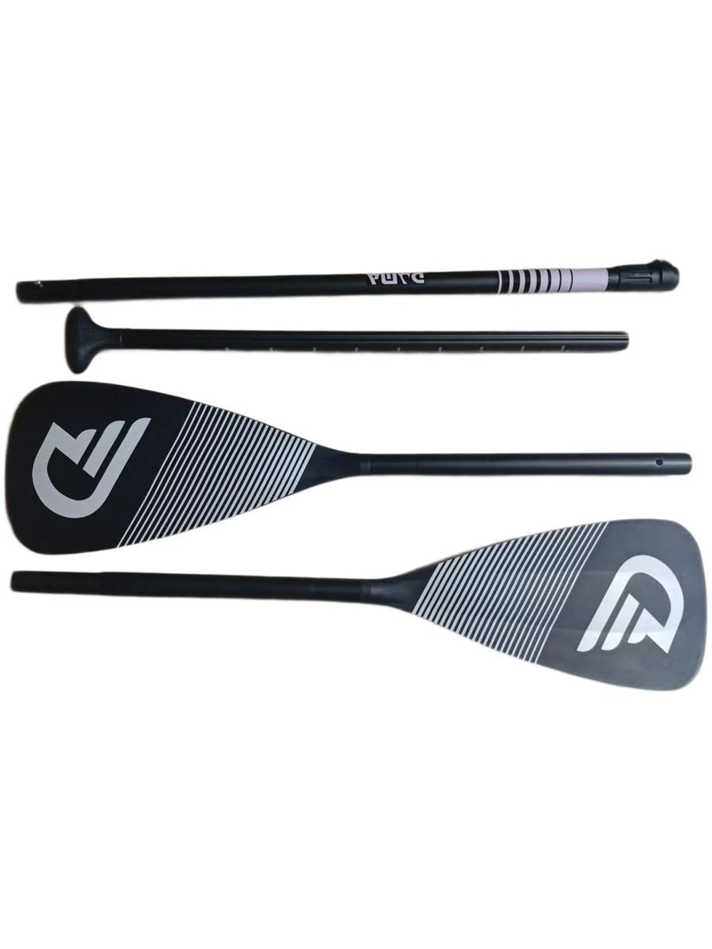 Весло разборное двухлопастное для sup-доски, DAMA DOUBLE BLADE (двойное) WHITE1, 1 шт