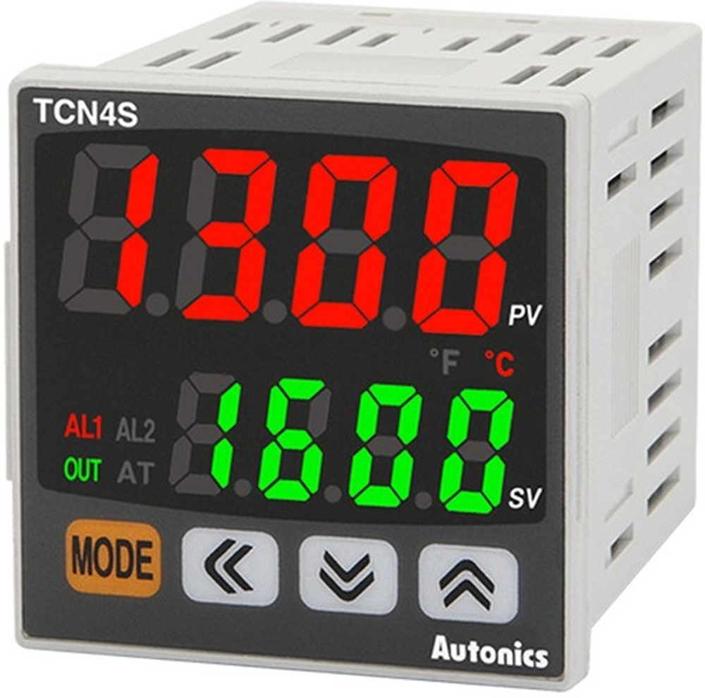 TCN4S-24R, Температурный контроллер, 48х48, реле+ТТР, сигн.х2, 100-240В~, артикул A1500003928R