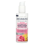 Dickinson Brands, Original Witch Hazel, увлажняющий тоник 4 в 1 и сыворотка с розовой водой, без спирта, 118 мл (4 жидк. унц.)