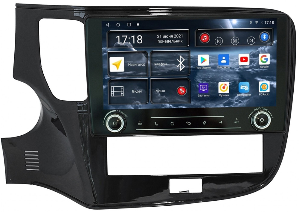 Магнитола Mitsubishi Outlander 3 2020-2022 (полная поддержка 360 обзора) - Redpower K 256 Android 10, ТОП процессор, Hi-Fi звук, 6Гб+128Гб, CarPlay, SIM-слот