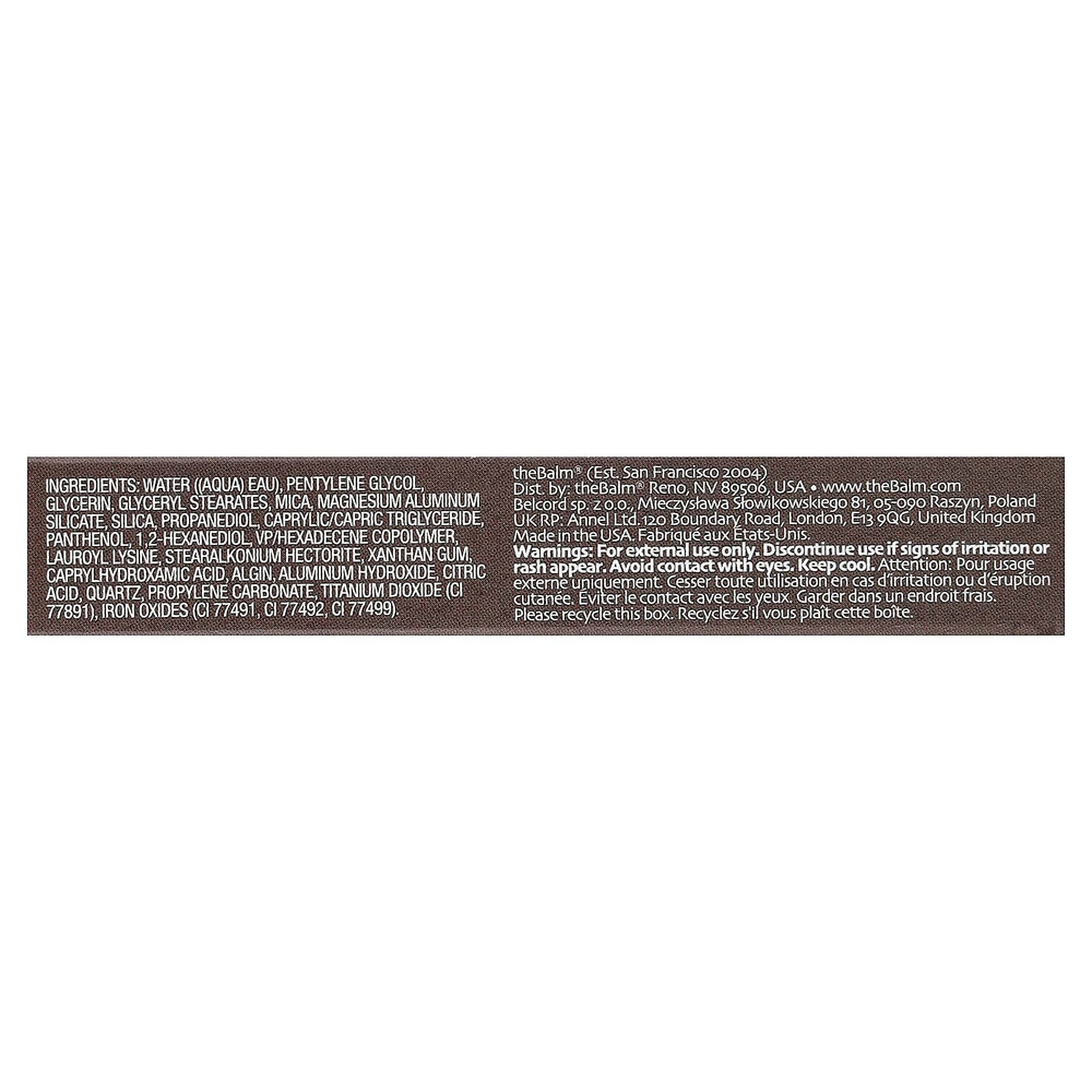 theBalm Cosmetics, It's A-Brow Time!®, гель для бровей, темно-коричневый, 3,6 мл (0,12 жидк. унции)