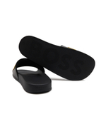 Шлепанцы KIRK_SLID_RBLG_N BOSS BLACK - черный(50498241)