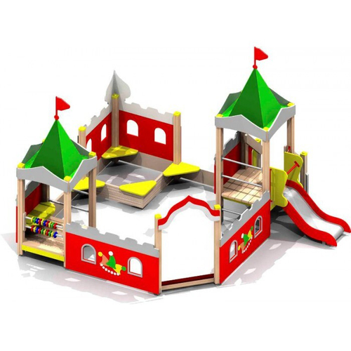 Песочный дворик с горкой «Кремль»